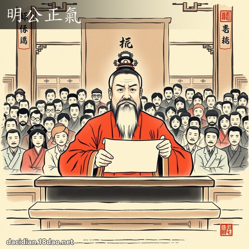 明公正氣 配图