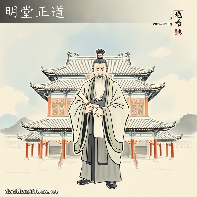 明堂正道 配图