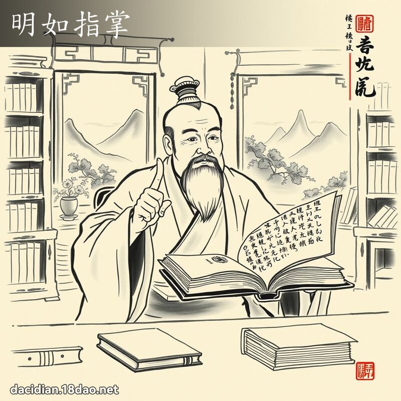 明如指掌 配图