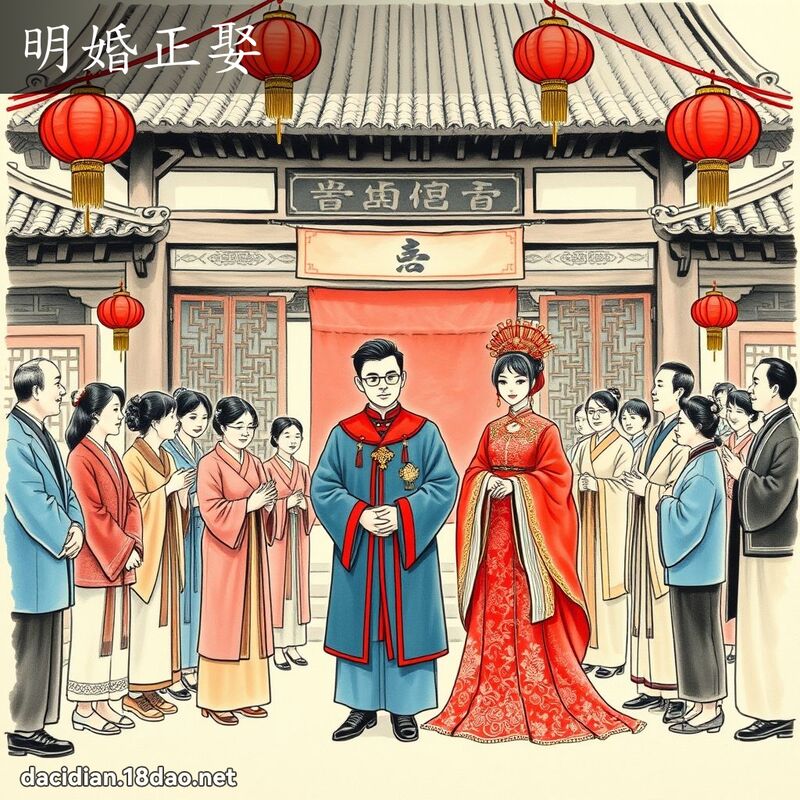 明婚正娶 配图