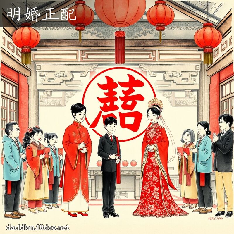 明婚正配 配图