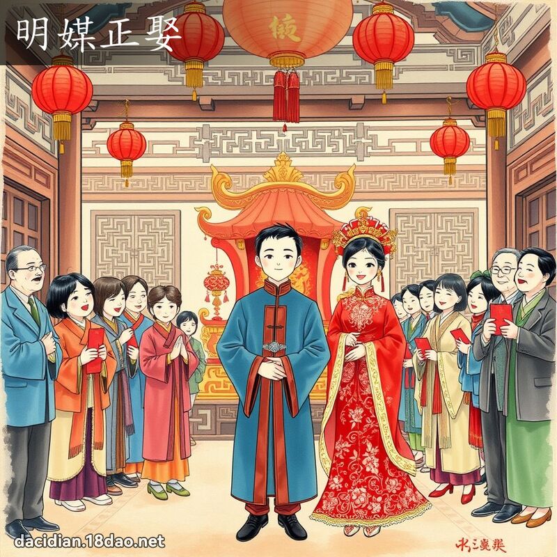 明媒正娶 配图