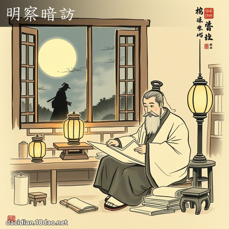 明察暗訪 配图