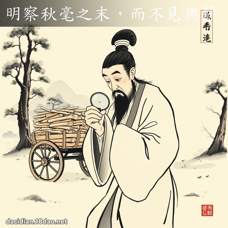 明察秋毫之末,而不見輿薪 配图