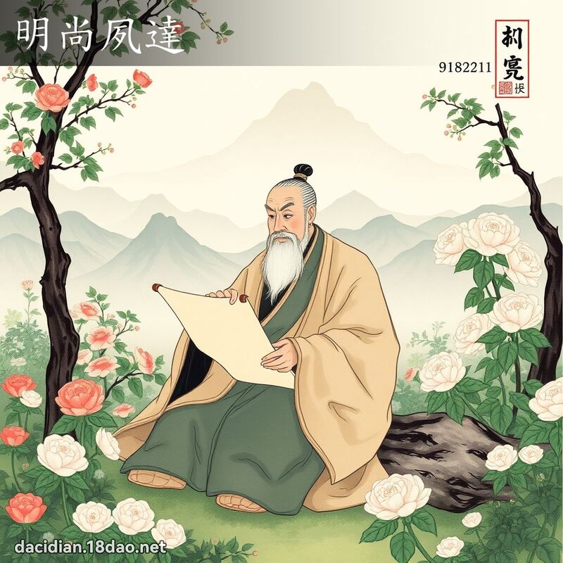 明尚夙達 配图