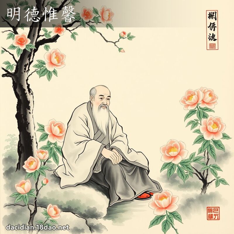 明德惟馨 配图
