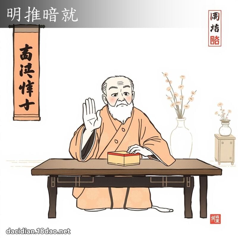 明推暗就 配图