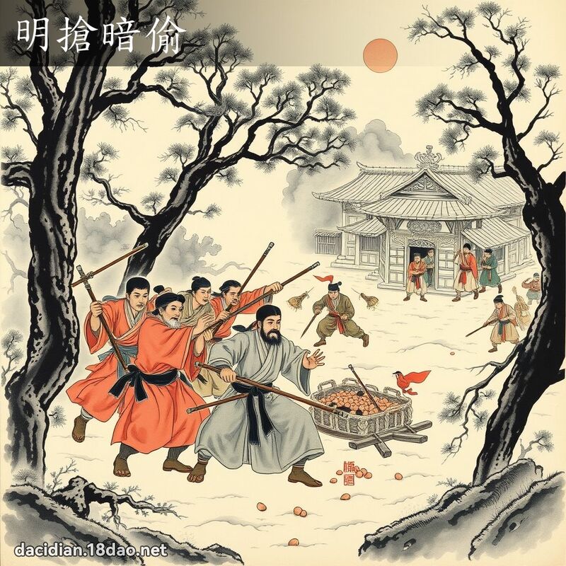 明搶暗偷 配图
