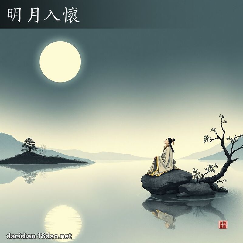 明月入懷 配图