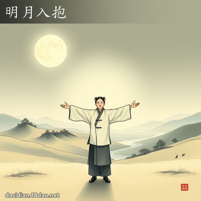 明月入抱 配图