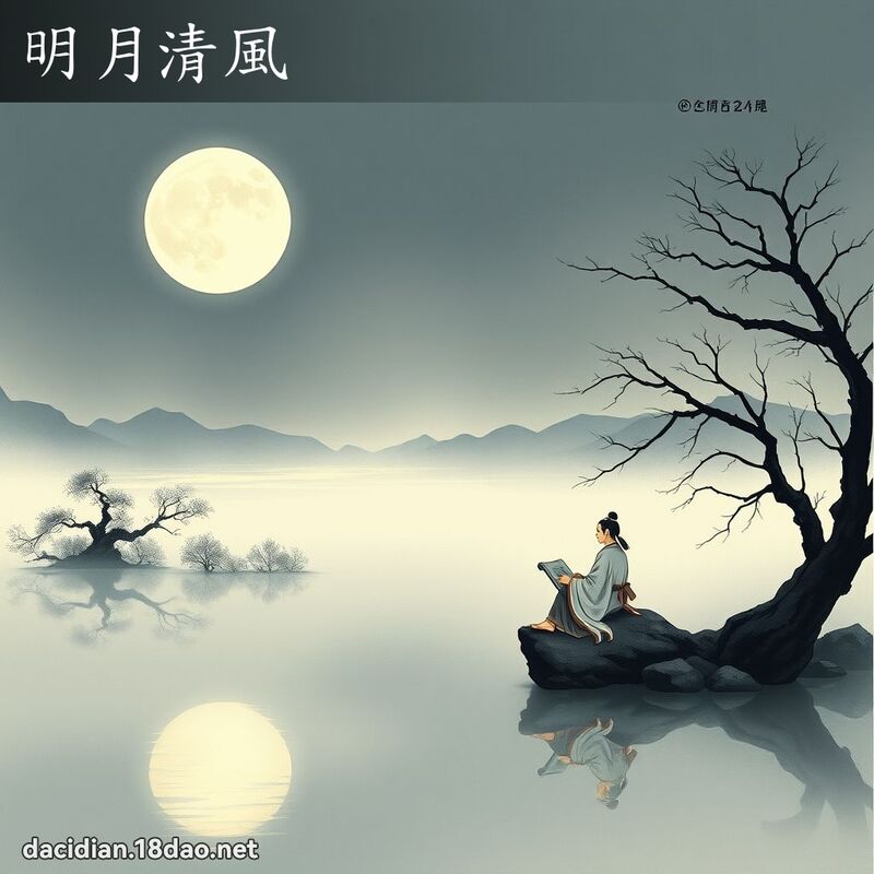 明月清風 配图