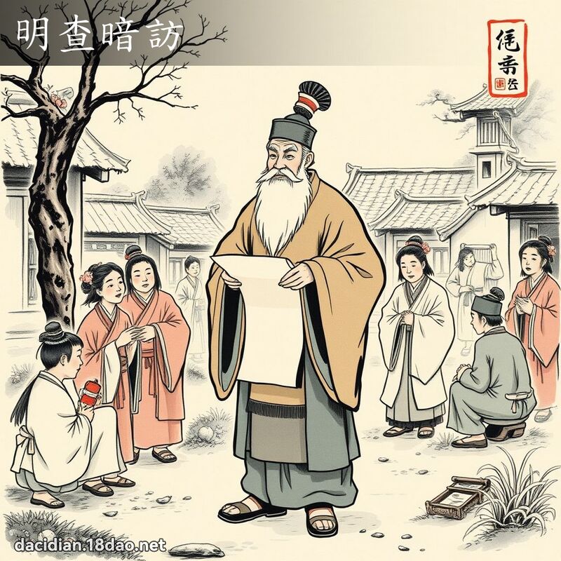 明查暗訪 配图