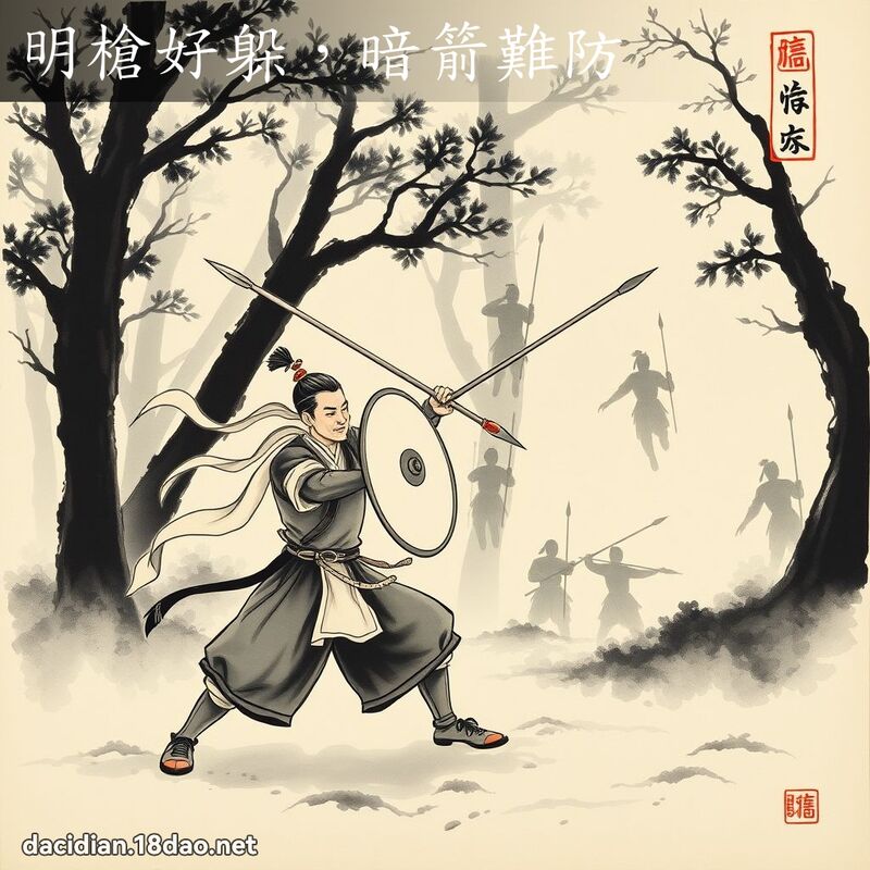 明槍好躲,暗箭難防 配图