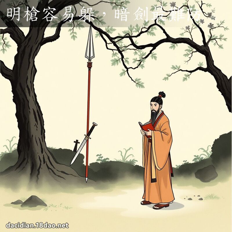 明槍容易躲,暗劍最難防 配图