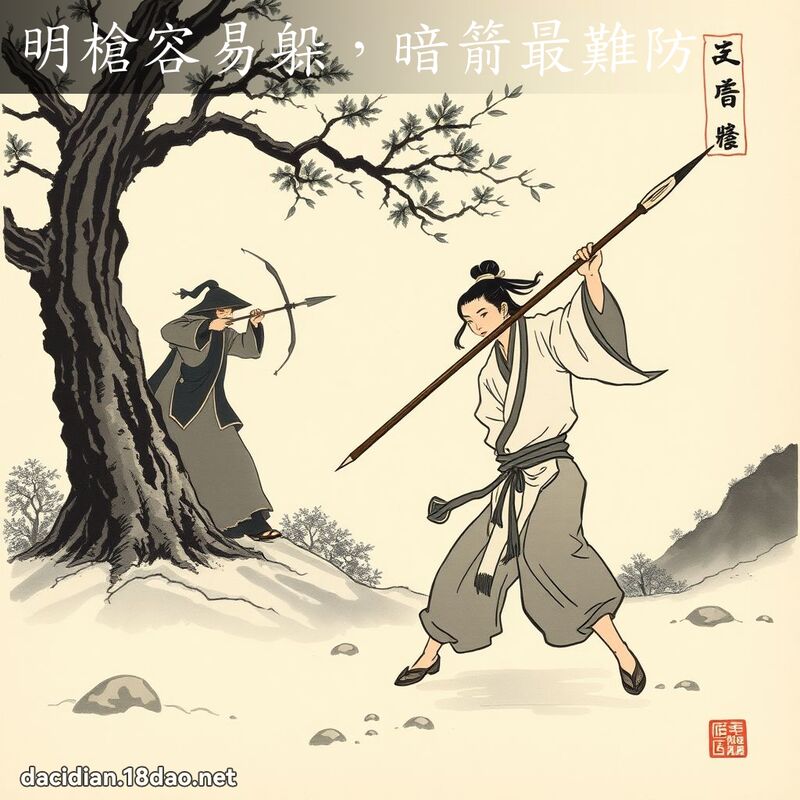 明槍容易躲,暗箭最難防 配图
