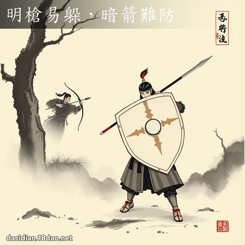 明槍易躲,暗箭難防 配图