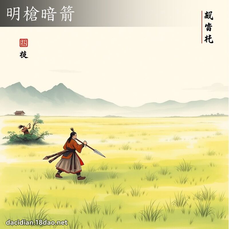 明槍暗箭 配图