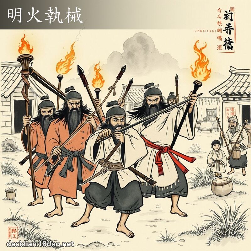 明火執械 配图