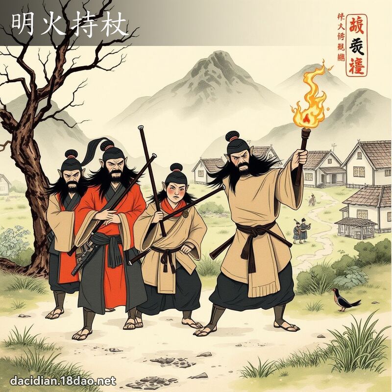 明火持杖 配图