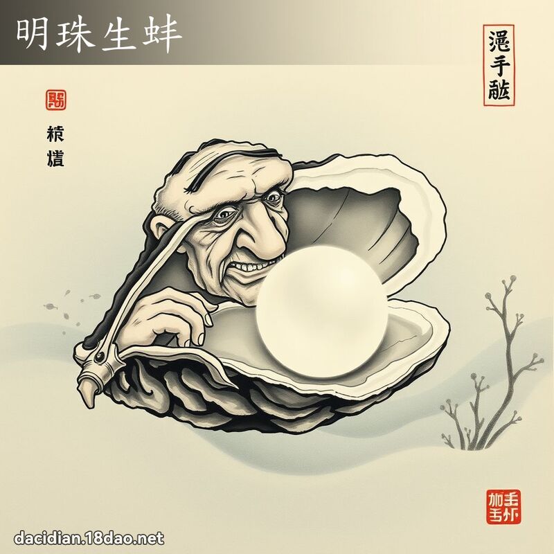 明珠生蚌 配图