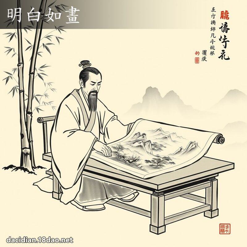 明白如畫 配图