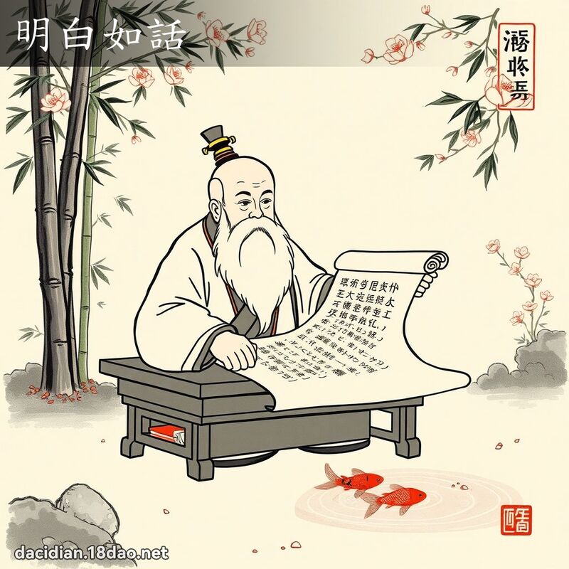 明白如話 配图