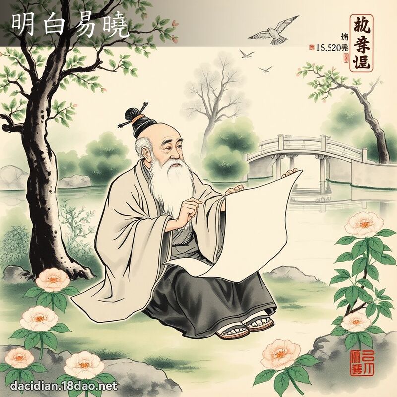 明白易曉 配图