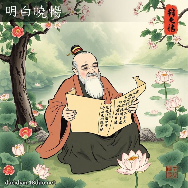 明白曉暢 配图