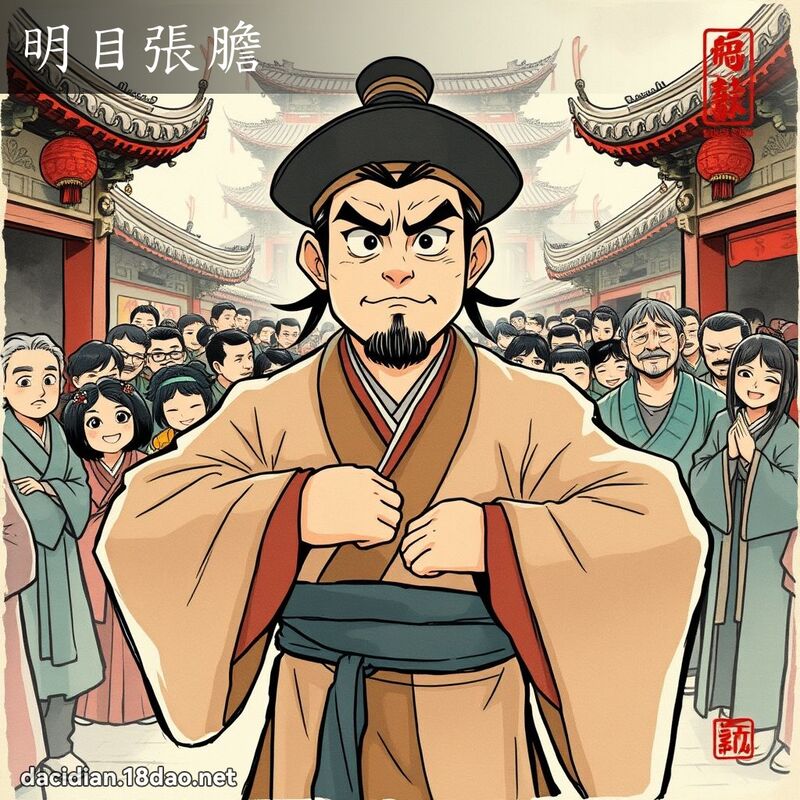 明目張膽 配图