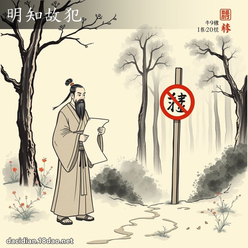 明知故犯 配图