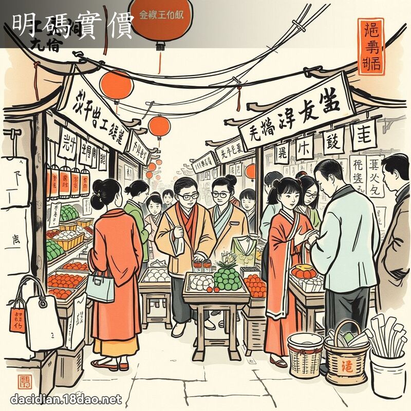 明碼實價 配图