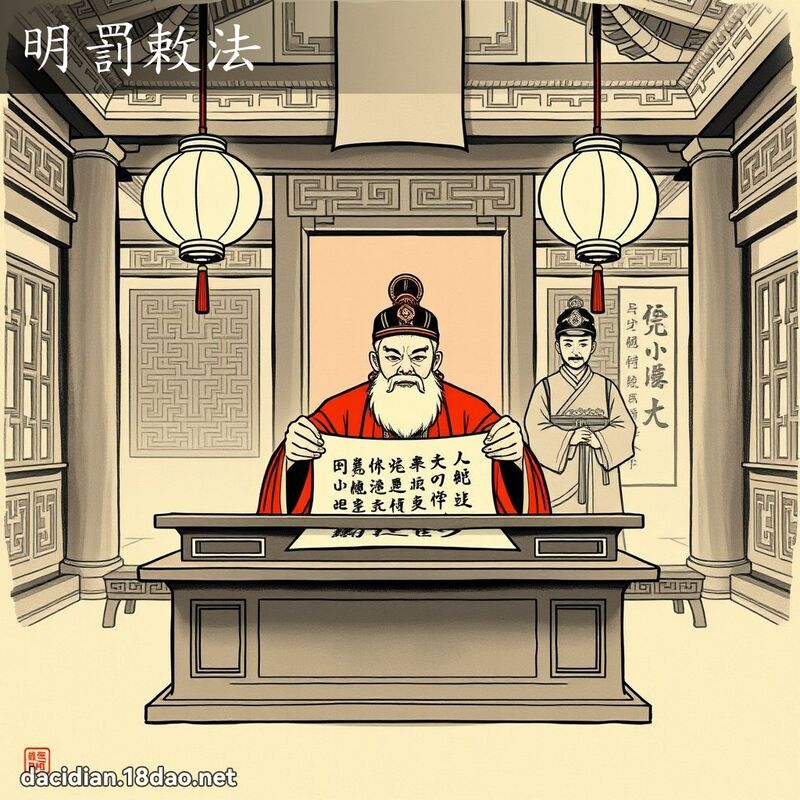 明罰敕法 配图