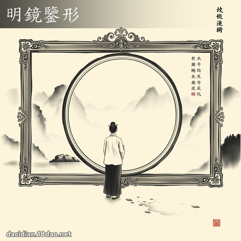 明鏡鑒形 配图