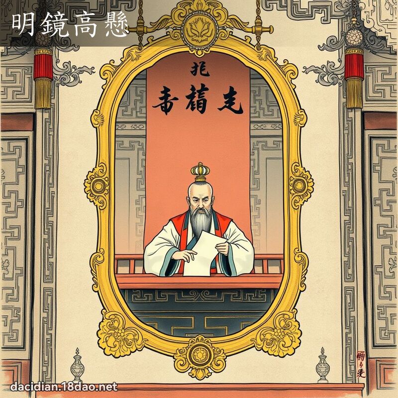 明鏡高懸 配图