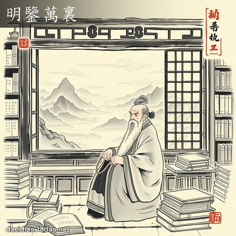 明鑒萬裏 配图