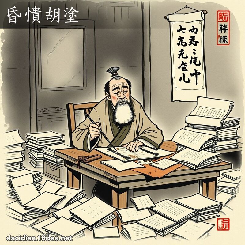 昏憒胡塗 配图