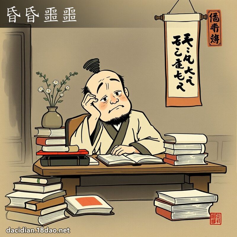 昏昏噩噩 配图