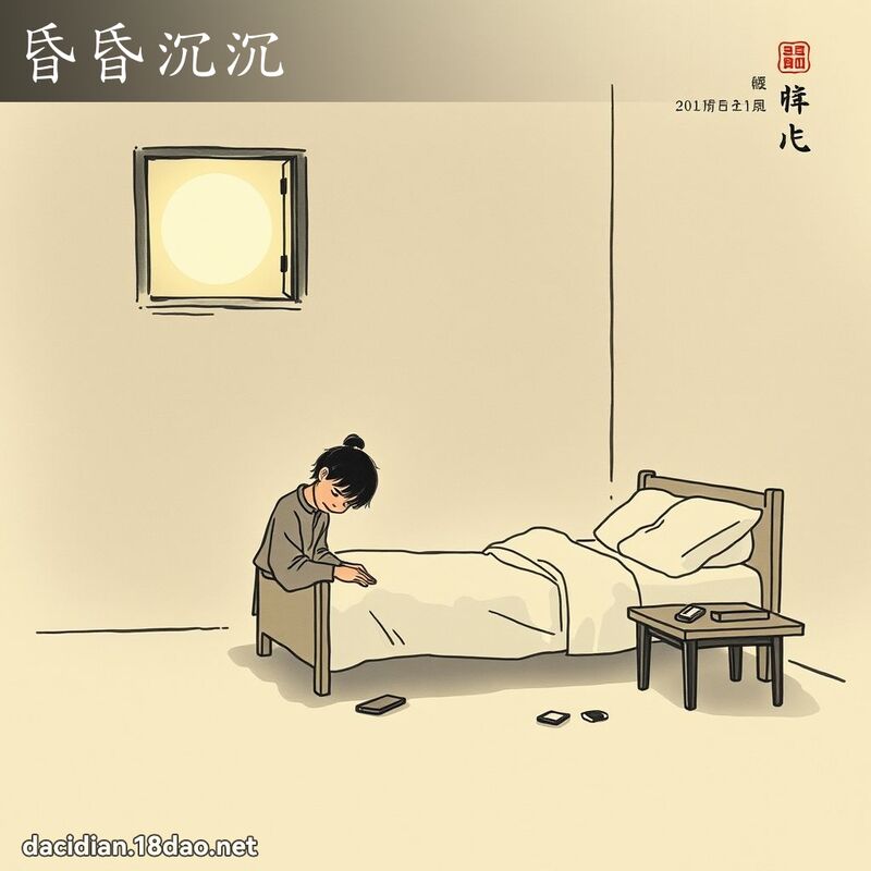 昏昏沉沉 配图