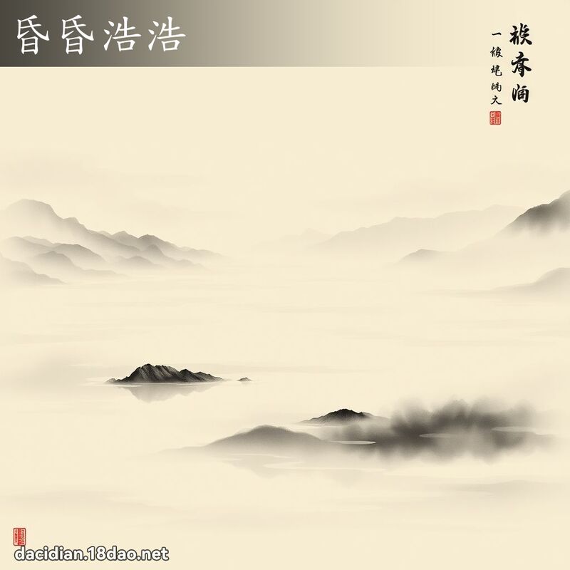 昏昏浩浩 配图