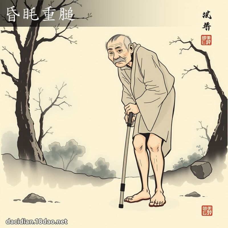 昏眊重膇 配图