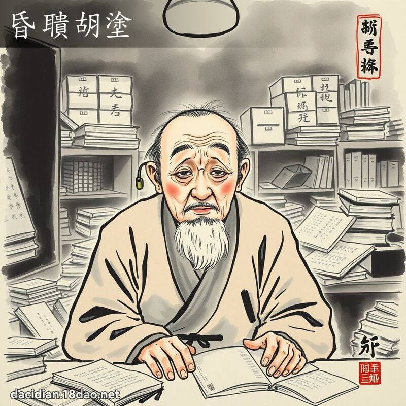 昏聵胡塗 配图