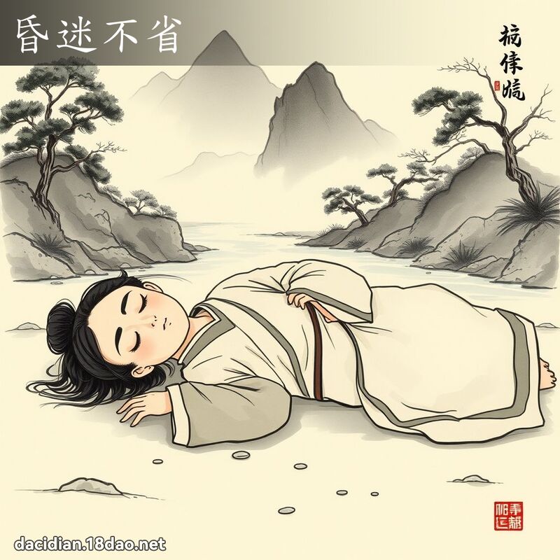 昏迷不省 配图