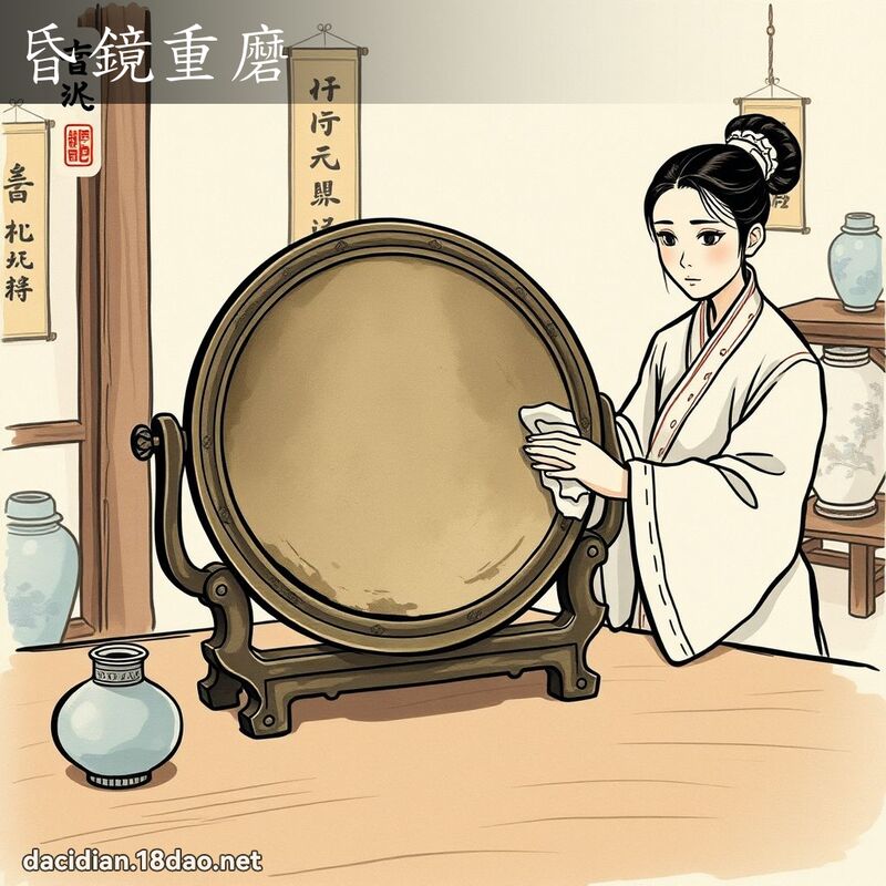 昏鏡重磨 配图