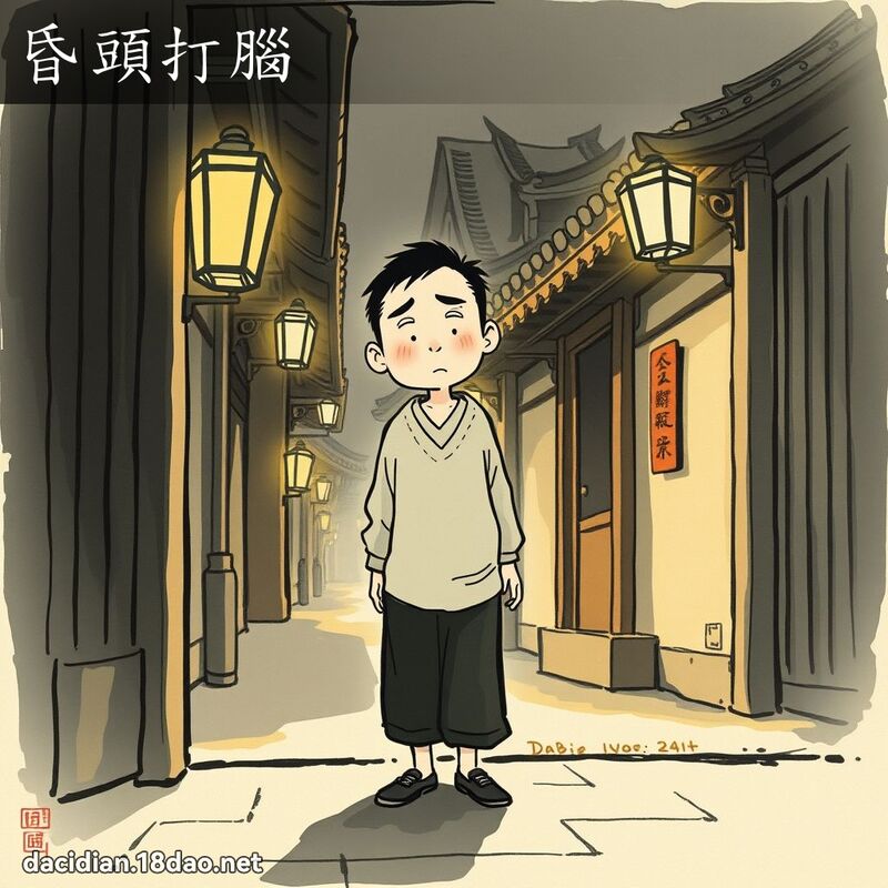 昏頭打腦 配图
