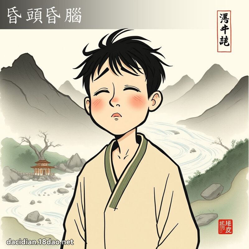昏頭昏腦 配图