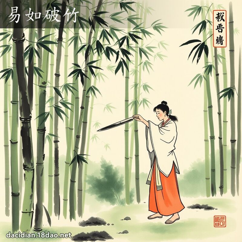 易如破竹 配图