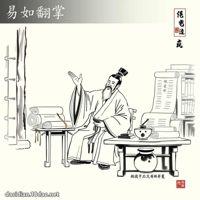 易如翻掌 配图