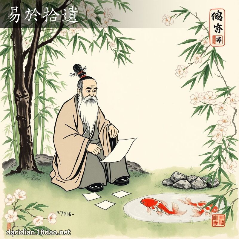 易於拾遺 配图