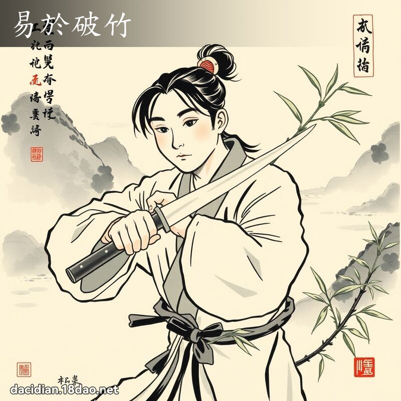 易於破竹 配图