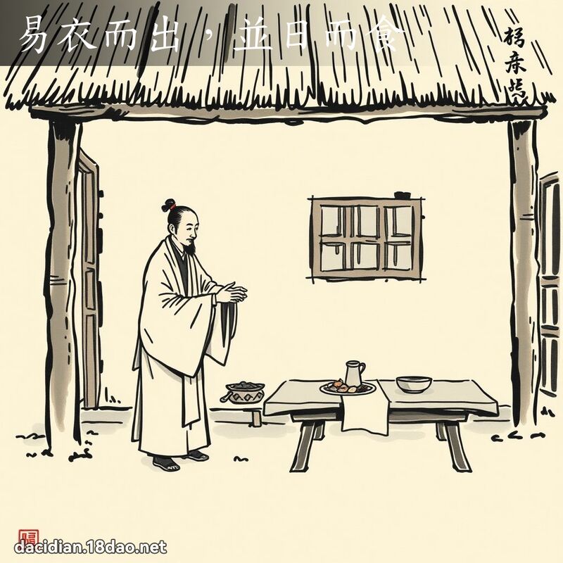 易衣而出,並日而食 配图